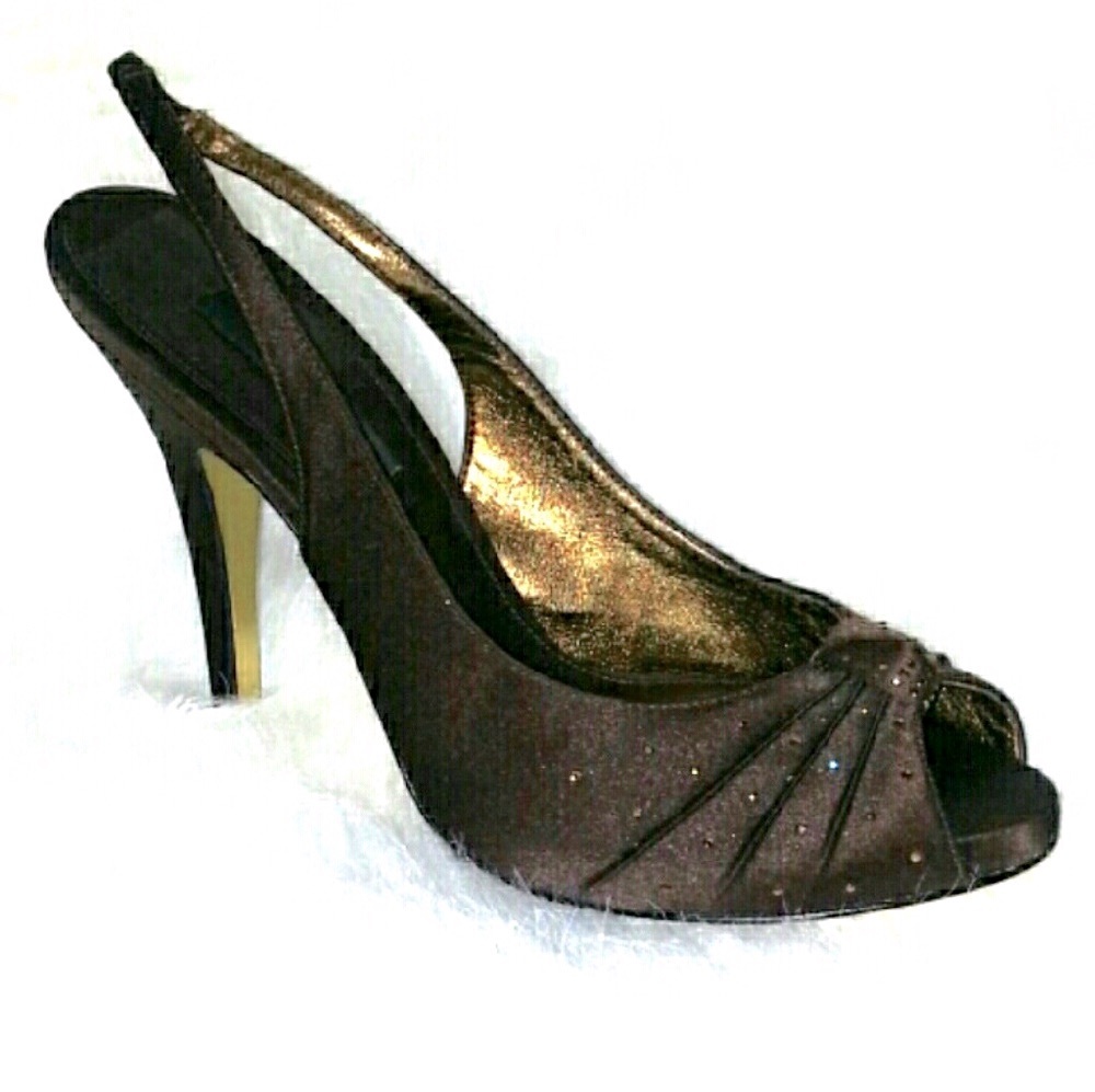 NINA Sling Back Peep Toe